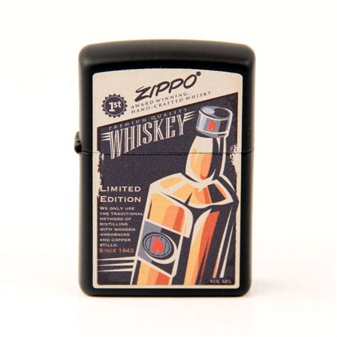 ZIPPO schwarz color "Zippo Whiskey" 60004350 | ExcaliburShop