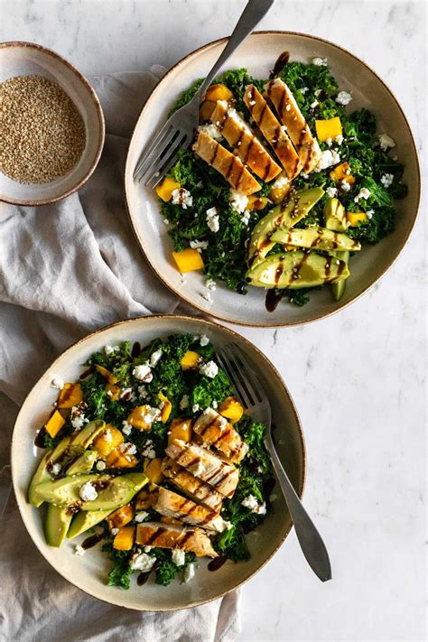 Kale Chicken Salad - Coco and Camellia | Recipe | Chicken recipes ...