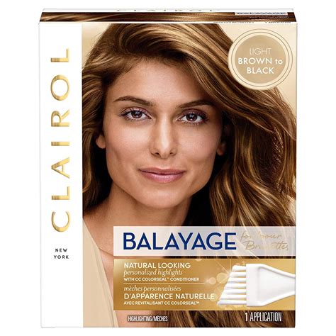 Clairol Frost & Tip Permanent Hair Dye Highlighting Kit, Brunette Hair ...