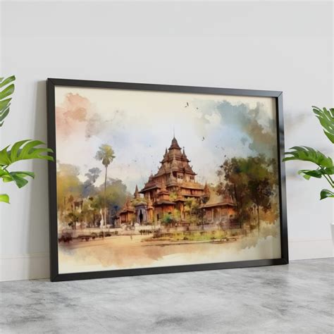 Religious Temple Wall Art Paintings - Vignette Store