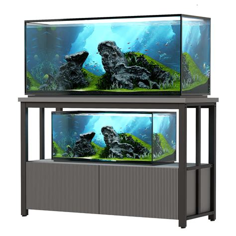 Amazon.com: BEWISHOME 55-75 Gallon Fish Tank Stand, Heavy Duty Aquarium ...