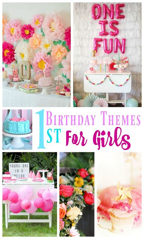 20 1st Birthday Themes For Girls – Artofit