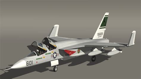 3D Model North American RA5C Vigilante - TurboSquid 2033652