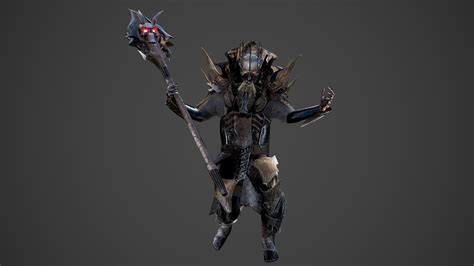 3D model King of Darkness VR / AR / low-poly rigged animated | CGTrader