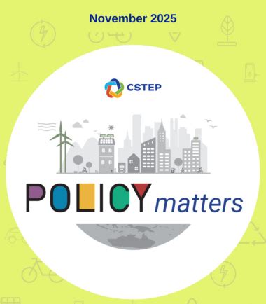 Policy Matters [November 2025] - CSTEP