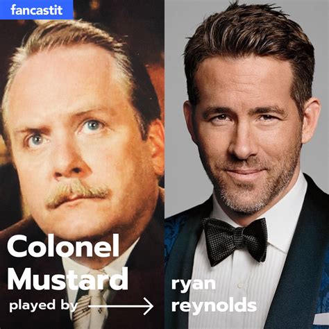 Colonel Mustard in Clue Remake | FanCastIt