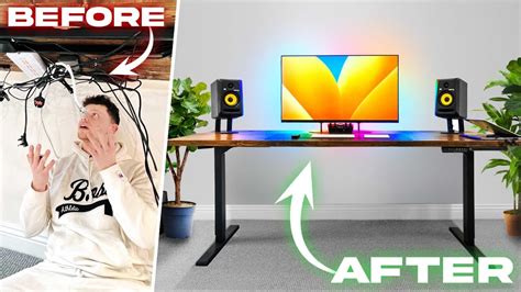 Image result for DIY Desktop Computer Cable Management