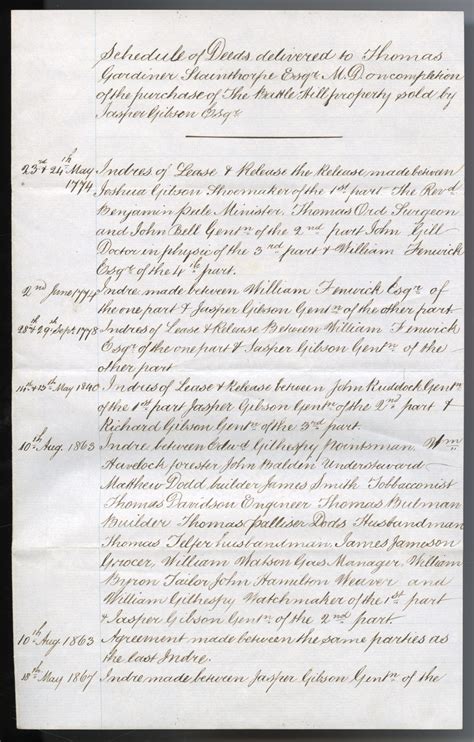 Deeds - Northumberland Archives