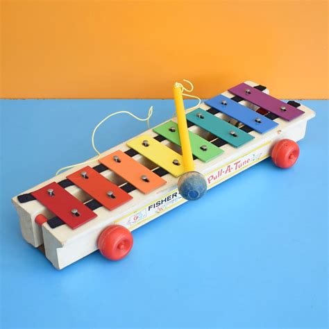 Vintage 1960s Fisher Price Xylophone - Rainbow . – Pineapple Retro