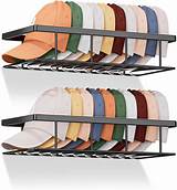 Amazon.com: fanado Metal Hat Rack for Wall, Each Hat Organizer for ...