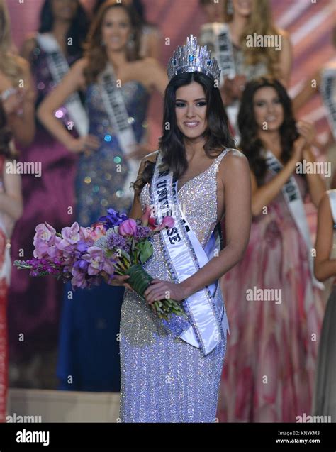 MIAMI, FL - JANUARY 25: Miss Colombia 2014 Paulina Vega is crowned Miss ...