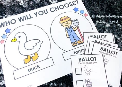 Election Activities for Kindergarten 的图像结果