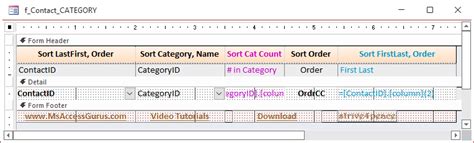 Sort ListBox Using Combo Box Access 2016 的图像结果