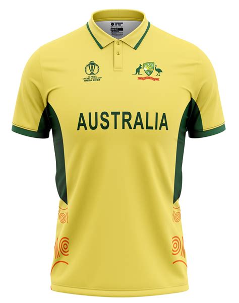 Buy Australia 2023 ICC OD World CupI Cricket Fan Made Jersey ...