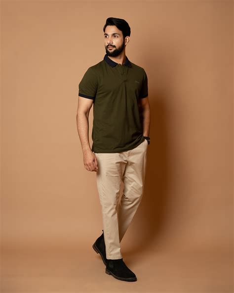 Olive Green Classic Polo – Klemens