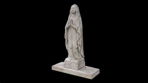 3D Statue Of Mary Magdalene Model - TurboSquid 1790047