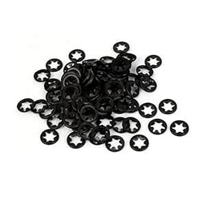 Buy ELECTROPRIME 5.5mm x 11mm x 1.3mm 65Mn Steel Locking Starlock ...