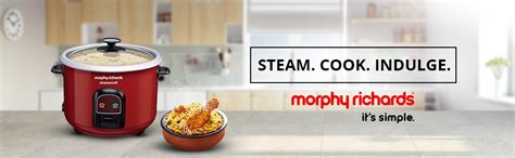 Morphy Richards Steamacook 1.8 - Litre Electric Rice Cooker (Red ...