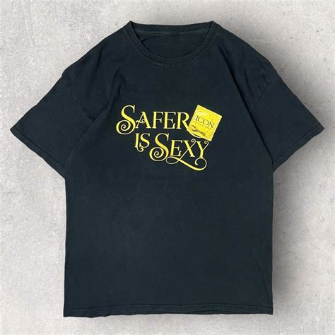 international condom day t shirt 00s | focus