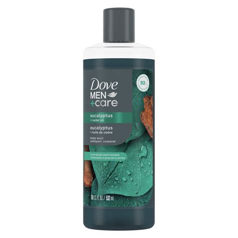 Dove Men+Care Relaxing Hydrating Body Wash for Men Eucalyptus Cedar ...