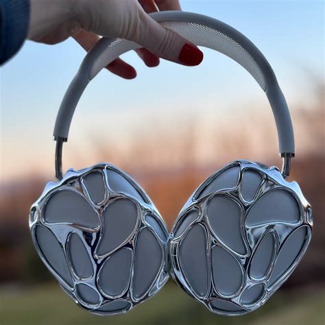 Set of 2, Airpods Max Chrome Covers | Airpods Max Case Attachments ...