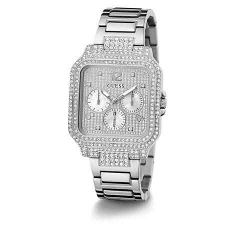 Guess Ladies Silver Tone Multi-Function Watch – The Watch Factory