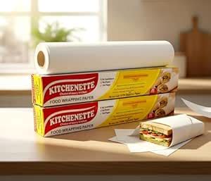 Kitchenette Butter Paper Roll 20 Meters - Food Wrapping Paper for Home ...