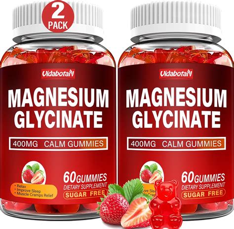 Magnesium Glycinate 100 Mg Gummies at Carly Decosta blog