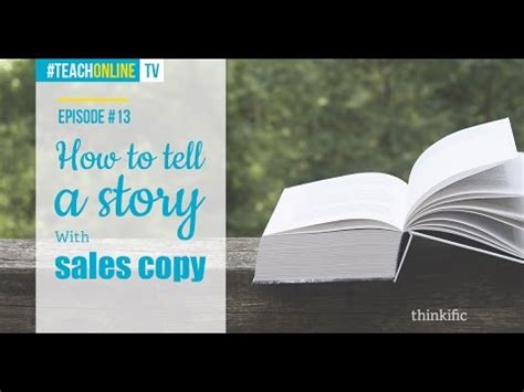 How To Tell A Story With Sales Copy Video Lecture - Online Course ...