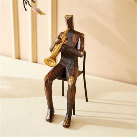 Buy Eternity Vogue Hart Polyresin Trumpet Figurine from Home Centre at ...