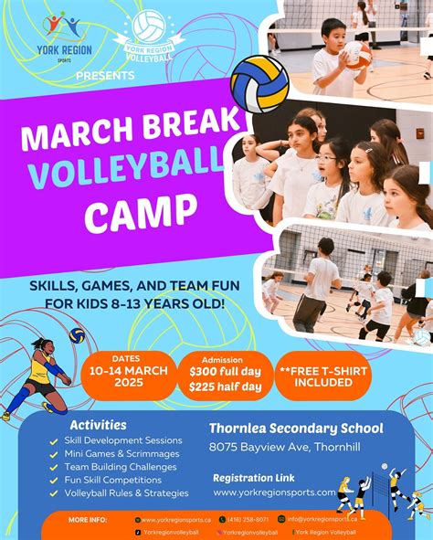 York Region Volleyball | 🏐 MARCH BREAK = MORE VOLLEYBALL! 🤩🚀 🗓️Join us ...