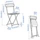 SUNDSÖ folding chair, anthracite outdoor - IKEA