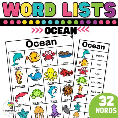 Mommy SLP - Worksheets Library