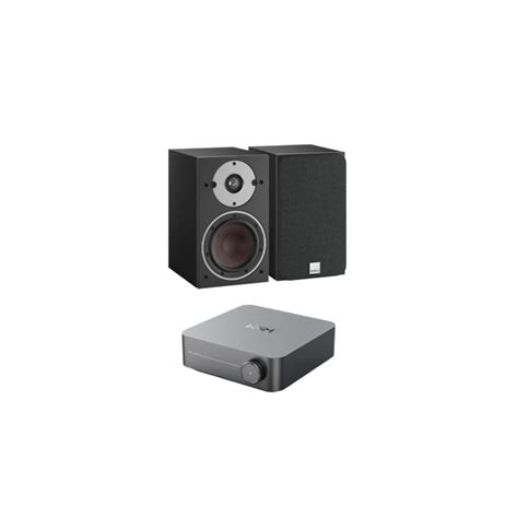 WiiM Amp Integrated Streaming Amplifier with Dali Oberon 1 Bookshelf S ...