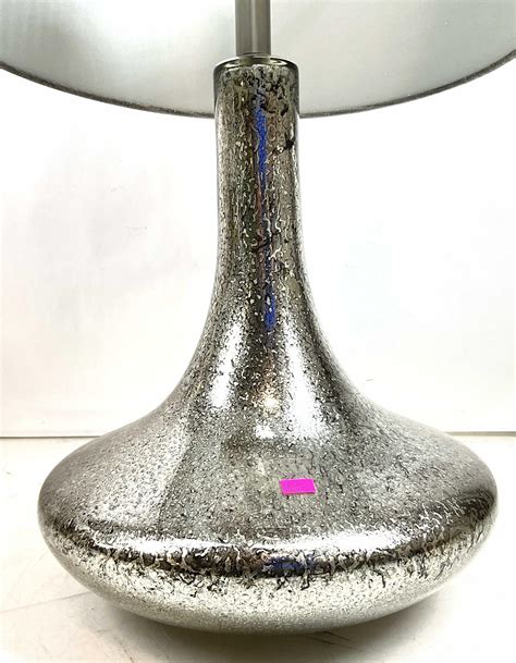 Lot - Pair Contemporary Mercury Glass Table Lamps