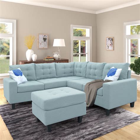 Light blue sofa - altkesil