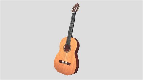 Classical Guitar - PS1 Low Poly - Download Free 3D model by Wersaus33 ...