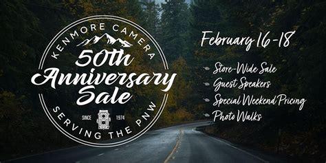 Kenmore Camera 50th Anniversary Sale, Kenmore Camera, 16 February to 18 ...