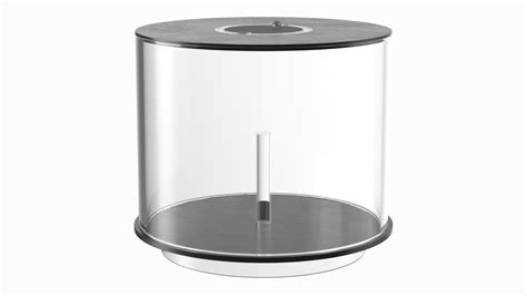 Cylinder Fish Tank Black Empty 3D Model - TurboSquid 2132229