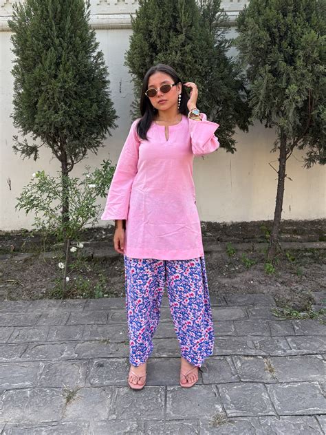 MONOMEE AADHVITA FARSHI SALWAR SUIT SET – monomeeapparel