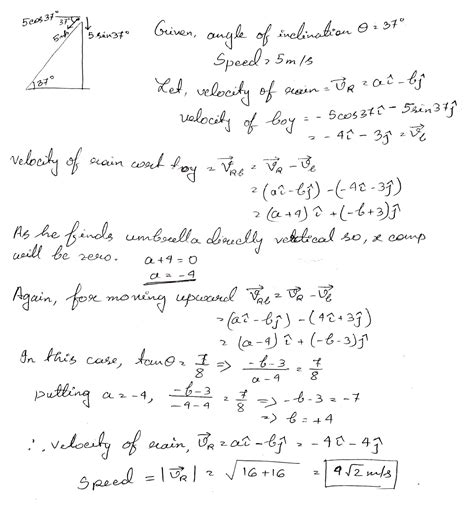When a boy moves down an inclined plane of inclination 37 ^ ∘ with ...