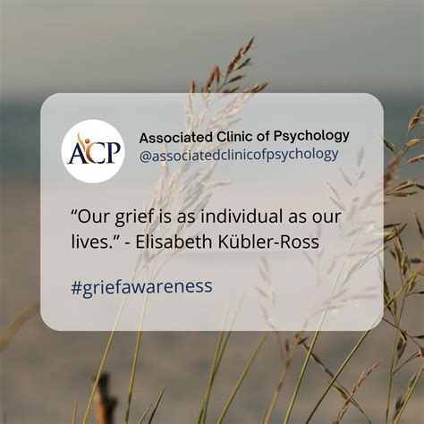 #griefawarenessday | Associated Clinic of Psychology - related to vs associated with psychology