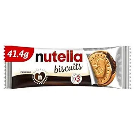 Nutella Ferrero Biscuits (Pack of 3) 41.4g – Snackstar