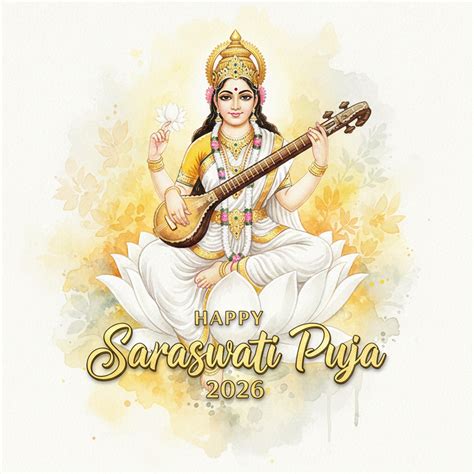 Best happy saraswati puja 2026 HD Images | Free Download