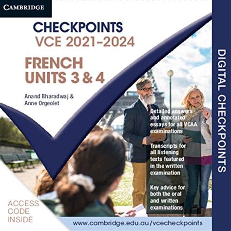Buy Cambridge Checkpoints VCE French Units 3&4 2021–2024 Digital Card ...