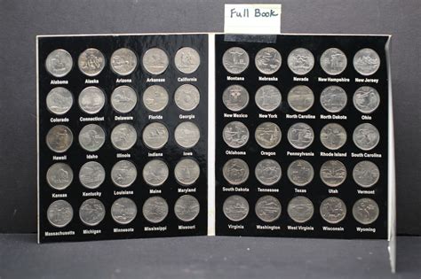 50 States Quarter Collection Full Book Auction