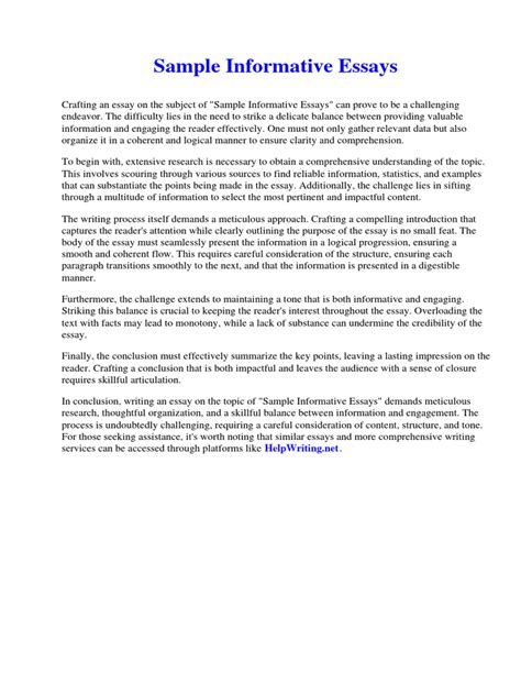 Informative Writing Examples 的图像结果