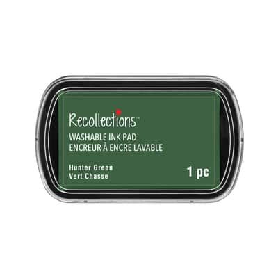 Washable Ink Pad by Recollections™, Color: Hunter Green | Michaels