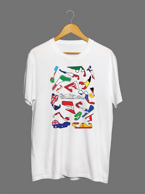 Formula 1 Track Layout T-Shirt – boxbox