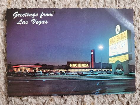 Las Vegas, Nevada the Hacienda "on the Strip" Postcard - Etsy
